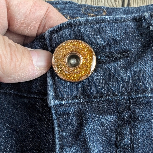 Ultra Love Size 7 Super Flare Dark Wash - Picture 12 of 16